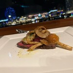 293601464 - 国産牛ランプ肉のグリル(ジャンボなめこソース)