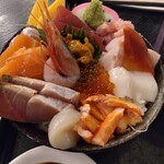 お食事処 多七 - 多七丼アップ（タブレット撮影）