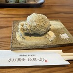 胴搗自家製粉 手打蕎麦 地慈 - 胴搗そば粉そばがき