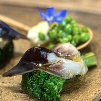 aru - ・北河さんのスナップエンドウ豆、三河湾産 とり貝