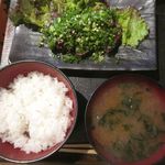 越後屋 - 牛ハラミ炙り焼き定食　880円