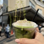 浅草茶屋 たばねのし - 掛川抹茶さくらラテ