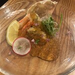 さかなや かねなり - ほぐしていただけるのも嬉しい　本日もジュレが美味しい