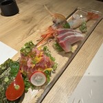 梅 - ボタン海老、トロタク、ブリ