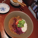 隠れ家愉膳 亥の子 - 牛すじスパイスカレー