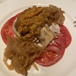 筑紫樓 - バンバンジークラゲ添え