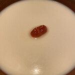 筑紫樓 - アンニン豆腐　癖のない透明な味、上品