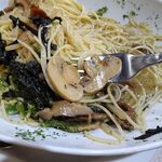 アーモンド - 和風きのこ（大盛）1,100円（ドリンク付き）