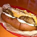 今屋のハンバーガー  - チーズロコモコバーガー