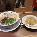 博多豚骨 たかくら - 一番釜の半ちゃーはんセット