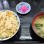 大漁亭 - 鯛めしセット（大盛）