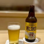銀座 しのはら - ① 猿倉山ビール醸造所 BEER PILSHER 