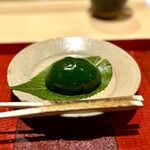 銀座 しのはら - よもぎの葛餅