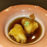 瀬戸内味覚処 芸州 本店 - ふぐ白子甘酢餡かけ