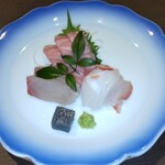瀬戸内味覚処 芸州 本店 - 刺身三種盛り