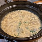 居酒屋 近江 - 鍋③（雑炊）