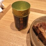 中華蕎麦 とみ田 - 最近追加されたのかな？一味がありました。