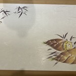 うを徳 - 本日のテーブルマット