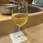 うを徳 - 白ワイングラス　880円