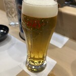 うを徳 - アサヒ生ビールジョッキ　930円