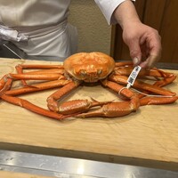 うを徳 - 越前の紅ズワイガニ一杯10,000円