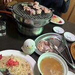 ドライブイン鳥 - 一番定食1050円