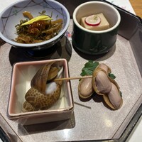 波奈 本店 - （１）前菜四種