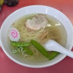  中華料理 吾作 - 塩ラーメン+半チャーハンセット ￥950