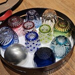 六本木 kappou ukai - 日本酒はおちょこを選べます