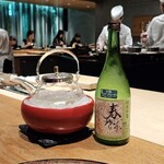 六本木 kappou ukai - 奥播磨 純米吟釀 （兵庫）180ml  2,200円