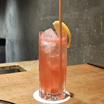 六本木 kappou ukai - 季節の特製モクテル　1,980円
      日向夏、桜のシロップ