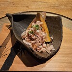 六本木 kappou ukai - 丸焼き筍 削りたての鰹節と