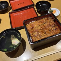 八べえ - 青うなぎ重+肝吸い