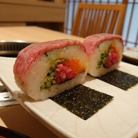 銀座 ちかみつ 並木通り - 肉鮨、ちかみつ巻き