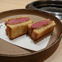 銀座 ちかみつ 並木通り - 特選ヒレブリオッシュカツサンド