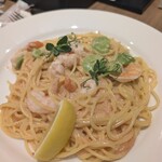 デニーズ - 海老とそら豆のたらこクリーム