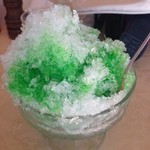 白樺の森 - メロンかき氷￥３００