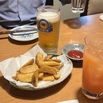 安良居 - ポテトフライ(ホクホクで本当におすすめです