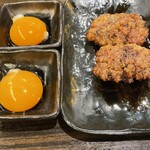 酉乃市 - 卵黄つくね