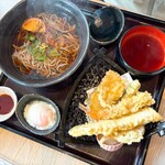 四六時中 - 料理写真:天ぷらそば御膳