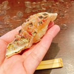天ぷら たけうち - カマスの昆布締め