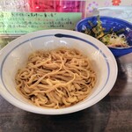麺や 青雲志 - ゲリラ限定　アワビの肝とカキ正油のまぜそば　(混ぜた後)