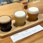 open air - ◆ 本日の飲み比べセット 1,430円/税込
(new tune、freestyle、decadence)