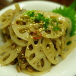 大衆酒場 ひらやま - レンコンきんぴら