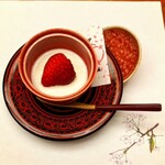 季節料理　なかしま - 広島県呉市にある相原酒造さんの『雨後の月』の酒粕を使ったプリンは独創性に富んだ実に乙な甘味でした♪(o^^o)