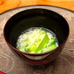 季節料理　なかしま - 春の息吹『うるい』はシャキッとした食感でクセのない味わいです♪アスパラガスとの相性も抜群でした！(o^^o)