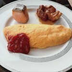 レストラン シンフォニー - ２巡目オムレツ。