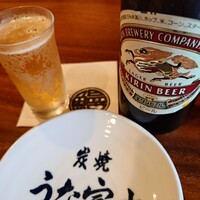 炭焼うな富士 白壁別邸 - 瓶ビール中瓶
