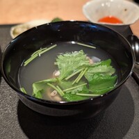 銀座 四代目 高橋屋 銀座店 - 肝吸いの肝が立派！