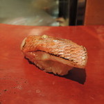 日本橋橘町　都寿司 - 金目鯛の炙り